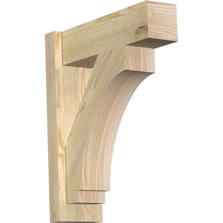 Ekena Millwork Imperial Block Rough Sawn Outlooker, Douglas Fir, 6"W x 18"D x 22"H OUT06X18X22IMP05RDF